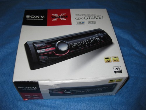Sony cdx gt450u car stereo - cdx-gt450u,