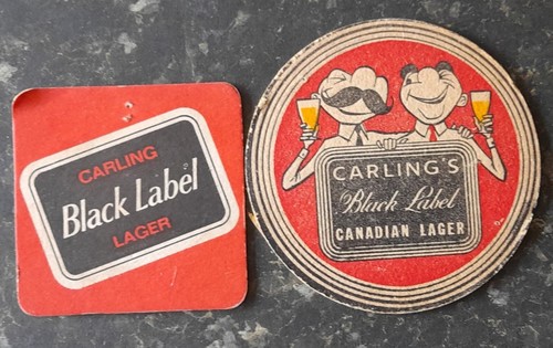 Vintage carling black label - black,