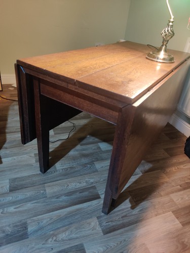 Antique oak drop leaf - oak,