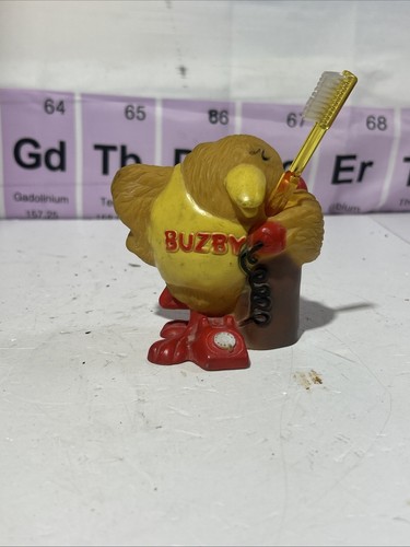 Vintage buzby bird toothbrush - vintage,