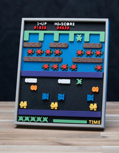 Frogger retro arcade game - –,