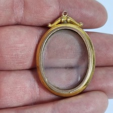 Antique 9ct Gold & Glass