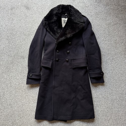 Burberry overcoat shearling - burberry,