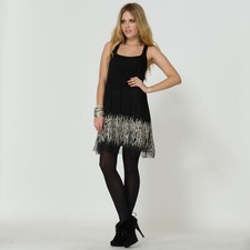 River Island Beaded Black