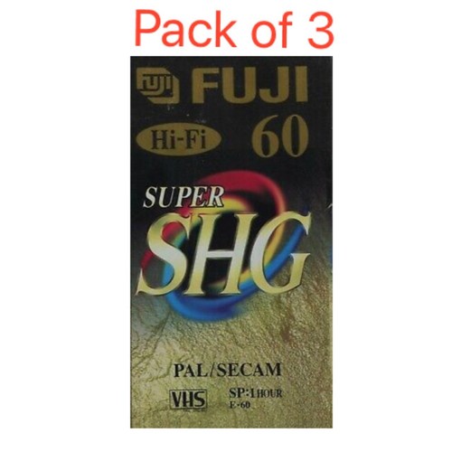 Fuji super shg vhs blank - fuji,