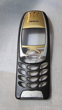 Genuine Original Nokia 6310 6310i Front fascia cover housing Black Gold Grade B