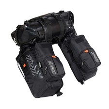 Dirtsack Erupt Rackless V2 Soft Luggage ADV Kit 2 x 24 litre All Black X-Wide...