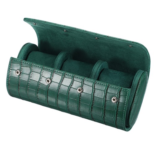 Leather watch travel case - watch,