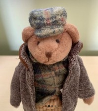 Russ Berrie Old World Teddies Handmade  LUKE with stand.