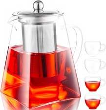 Glass Teapot with Infuser &