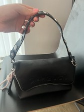 Desigual Black Crossbody Bag – 3D Logo – 3 Straps – Great Condition - RRP £75