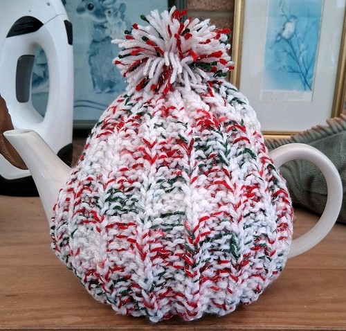 Hand knitted multi - hand,
