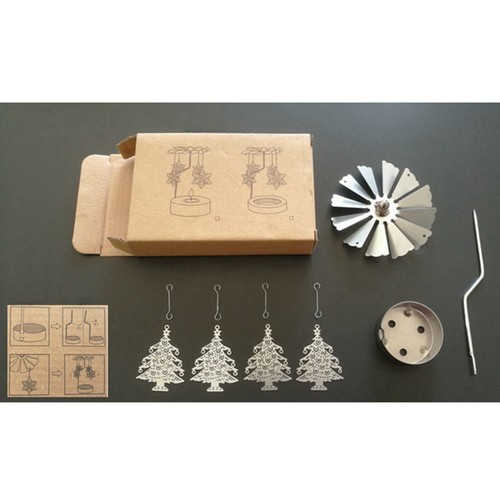 Silver snowflake heat powered - silver,