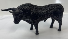  Spanish Bull Mosaic  Figurine