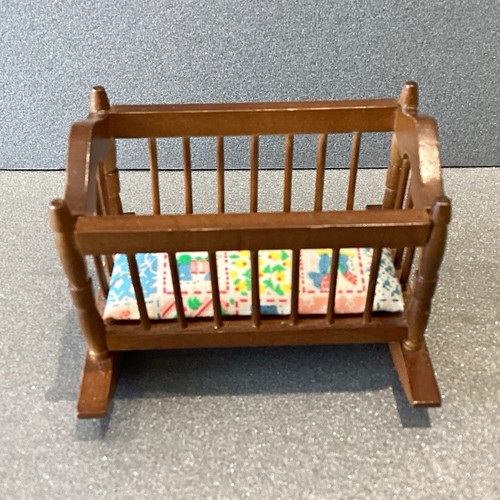 Dollhouse wooden rocking - 1:12,