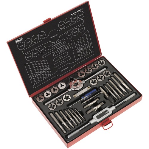 Sealey tap die set 33pc - set,