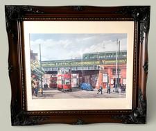 Ashley Best Signed Print Trams