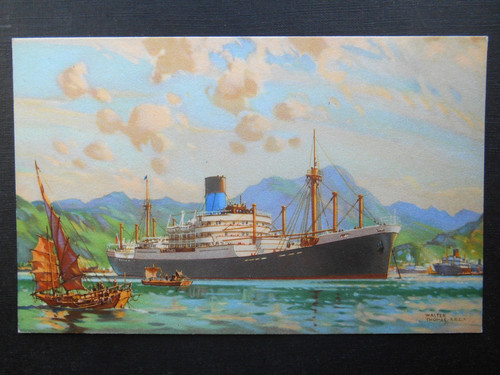 Walter thomas blue funnel line - blue,