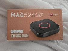 MAG 534 W3 4K IPTV Set-Top Box, Dual-Band Wi-Fi + Remote