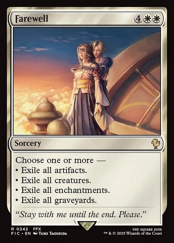 Mtg farewell fic - fic, nm