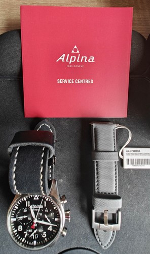 Alpina startimer pilot black - startimer,