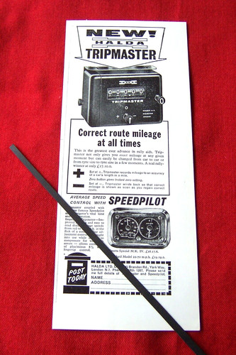 Halda speedpilot tripmaster - speedpilot, +