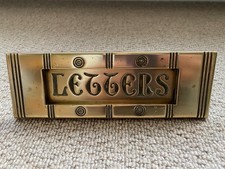 Antique Solid Brass Letterbox