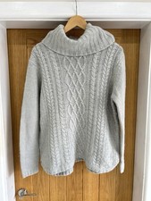 Joules Grey Chunky Cable Knit