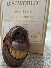 Discworld Librarian Head Rare