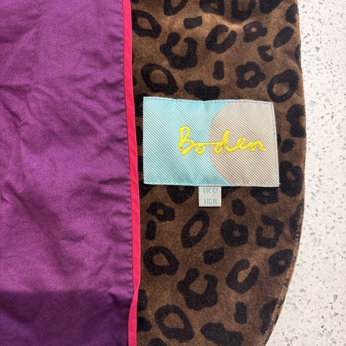 Boden leopard print velvet - leopard,