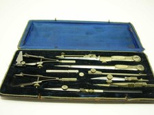 Vintage 9-Piece Drafting Kit