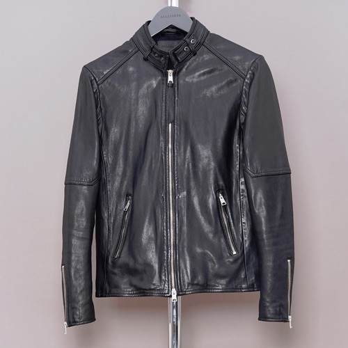 All saints leather jacket mens - saints,
