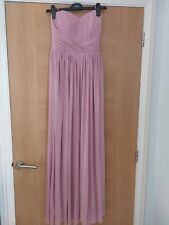 Lipsy Multiway Maxi Bella Dress Dusty Pink Size 8 Ball Prom Wedding Formal