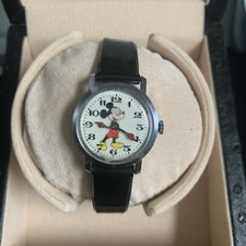 Vintage Walt Disney Production Swiss Made Mickey Mouse Watch Retro