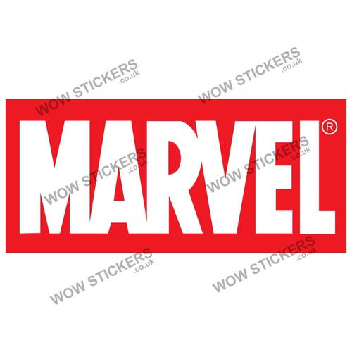 Marvel text sticker car window - marvel,