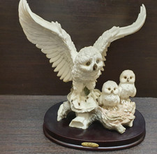 Large Polar Owl Figurine by Juliana Collection