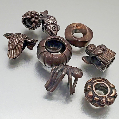 Vtg 925 trollbeads pandora - 8,