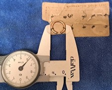 Rolled Gold Pocket Watch Bow  16mm X 15mm X 1.2m Gap 4mm New Vintage Item