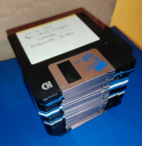 Used floppy disks - used, 3.5"