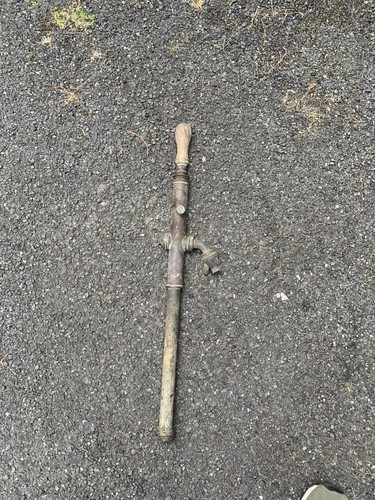 Antique brass garden sprayer