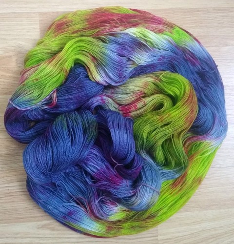 Hand dyed yarn - hand, from