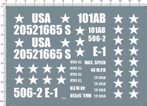 Scale water decal - scale, us