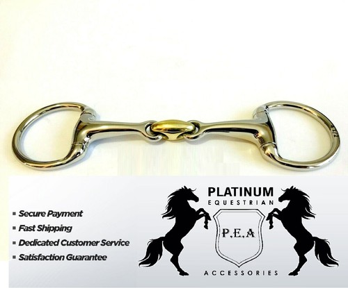Eggbutt snaffle horse bit - eggbutt,