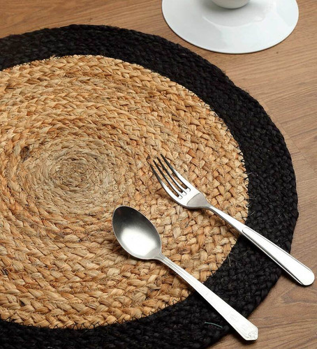 Round tablemats jute - tablemats,