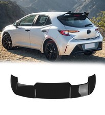 REAR BOOT ROOF SPOILER GLOSS BLACK FOR TOYOTA COROLLA E210 HATCHBACK 2018+