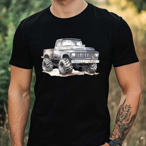 Mens vintage monster truck - vintage,