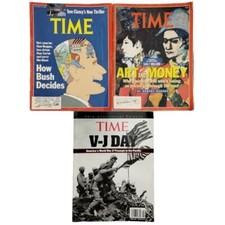 Time Magazines Lot Of 3