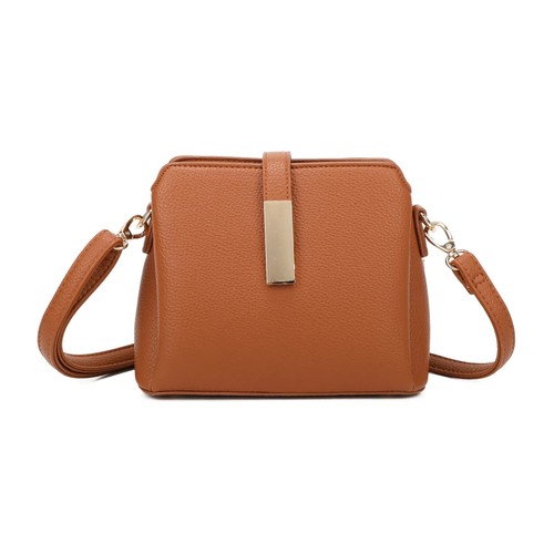Women faux leather cross - leather,