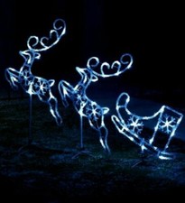Christmas Reindeer and Sleigh