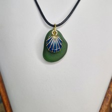 Green seaham Sea Glass